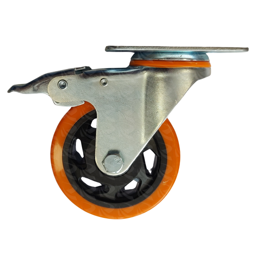 [004019] CASTOR WHEEL ORANGE PVC 9638 (4")