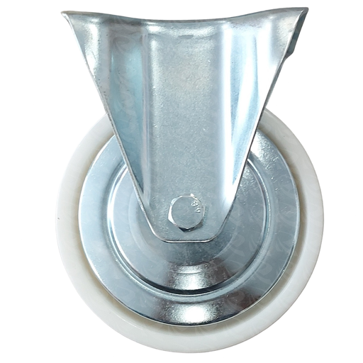 [004043] WHITE PP CASTER PLATE FIX 9643 (6")