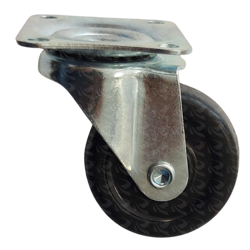 [004046] FURNITURE CASTOR FLAT RUBBER (50MM)