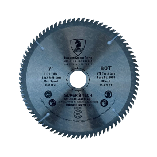 [004069] CIRCULAR SAW BLADE ATB (7"X80T)