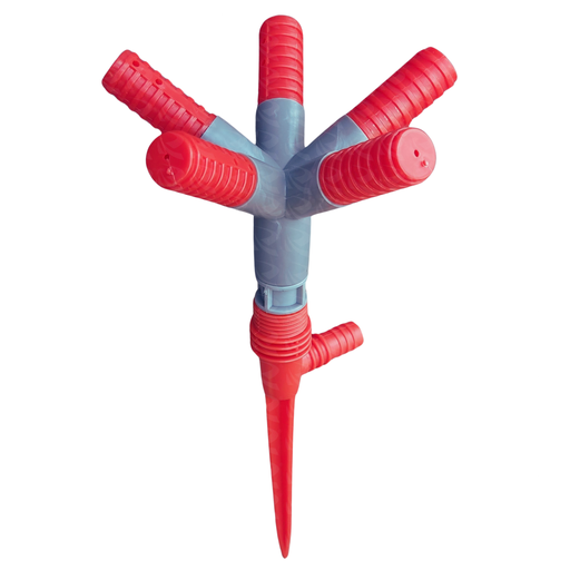 [004112] SPRINKLER (GREY RED 5 ARMS)