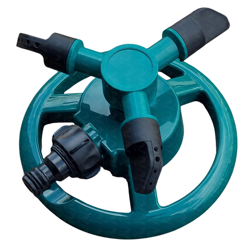 [004117] SPRINKLER (GREEN YELLOW 3 ARMS SMALL ROUND)