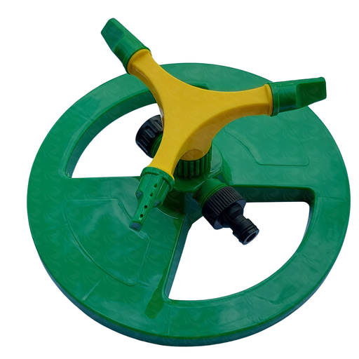 [004119] SPRINKLER (GREEN YELLOW 3 ARMS B)