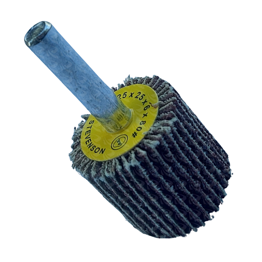 [004264] FLAP WHEEL WITH HANDLE (25MMX25X6X80)