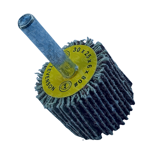 [004265] FLAP WHEEL WITH HANDLE (30MMX25X6X80)