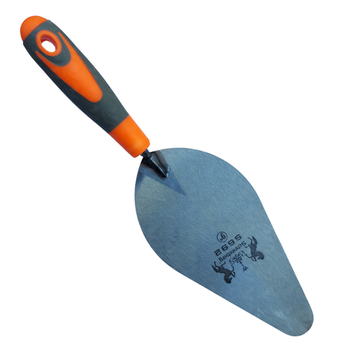 [004267] BRICKLAYING TROWEL GREY ORANGE (9")