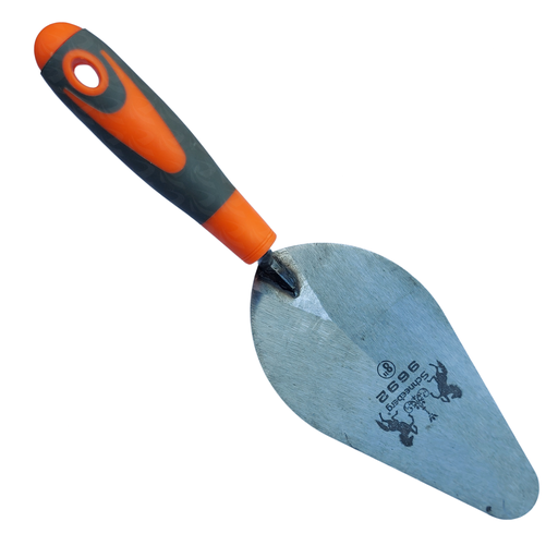 [004268] BRICKLAYING TROWEL GREY ORANGE (8")