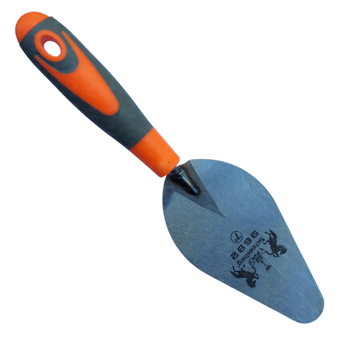 [004270] BRICKLAYING TROWEL GREY ORANGE (7")